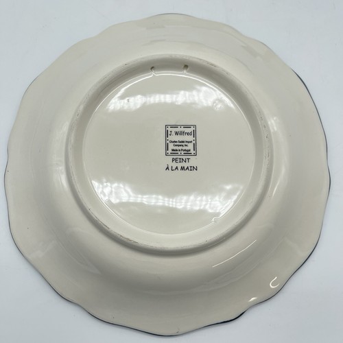 Jay Willard French Quimper Style Andrea by Sadek Plate 9.25” Set Of 4 - Picture 10 of 10
