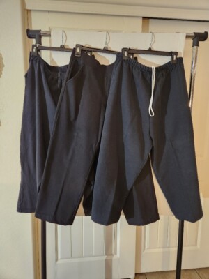 Lot of 3 items-Women Black Sweat Pants, Claus Sport, White Stag, Jerzees Russell
