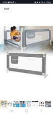 KCRET Bed Rail for Toddlers,Upgraded Infants Safety Guardrail 59 30 , Gray