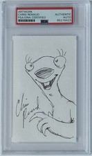 Sid Ice Age Original Pen Sketch Drawing Signed & Drawn Chris Renaud PSA DNA COA
