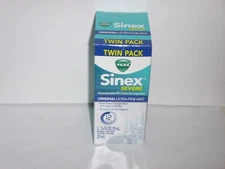 Vicks Sinex SEVERE Nasal Nose Spray Original Ultra Fine Mist Twin Pack 2 .5oz