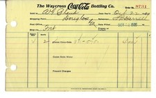 مقتنيات Coca-Cola WAYCROSS BOTTLING