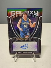 2020-21 Panini Obsidian - Galaxy Autographs #GAL-WLZ Wally Szczerbiak /35