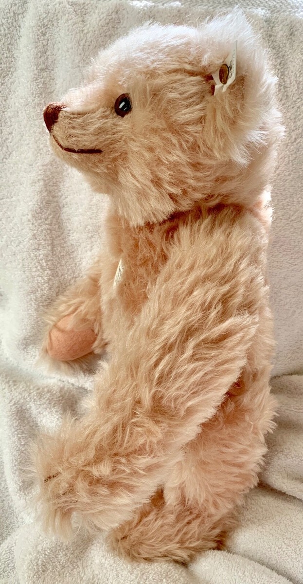 Steiff シュタイフ　「Record Teddy Rose」20cm Steiff Teddy Bear Rose on Wagon vintage 1991 Museum