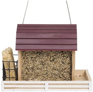 Perky Pet 50181 Star Barn Wood Chalet Bird Feeder 2 Lbs