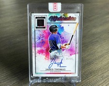 2025 Panini Impeccable JARED THOMAS Impeccable WaterColors Auto 🔥/35 ROCKIES