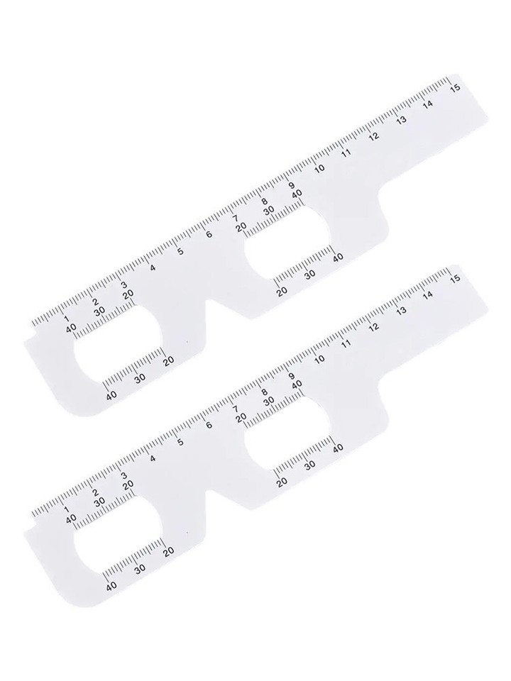 Eye Chart and PD Ruler Set for Eye Testing and Measurement in Multiple ...