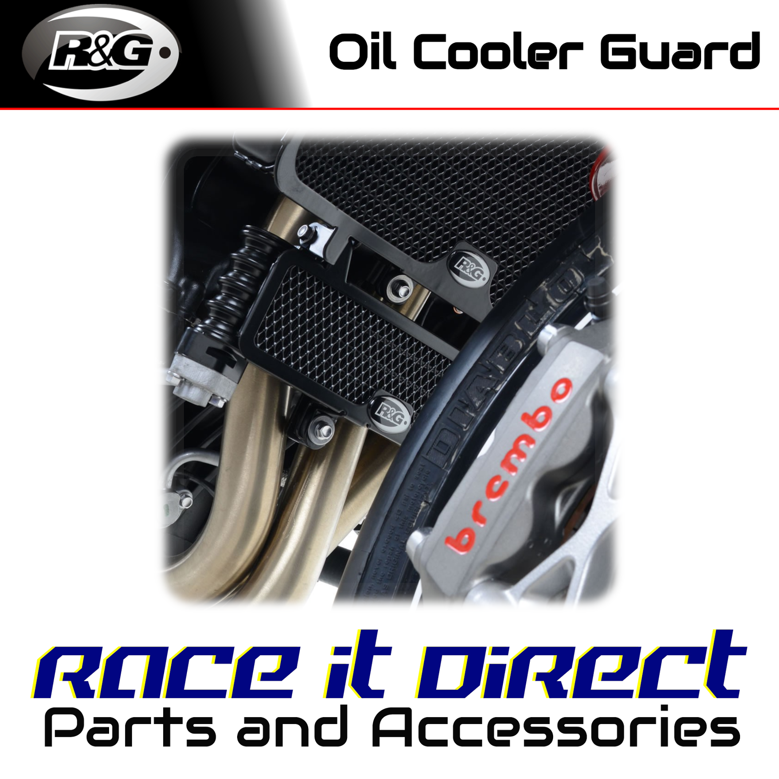 Oil Cooler Guards for Triumph Speed Triple RS 2018-2020 Titanium R&G