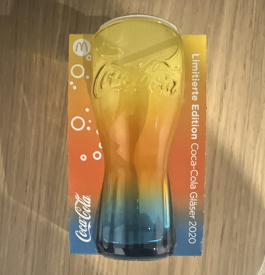 Coca-Cola Glas Limitierte Edition 2020 McDonald s Exklusiv Farbverlauf