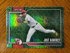 2026 Topps Series 1 Jose Ramirez Holiday Green