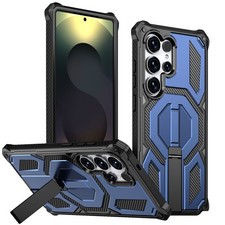 Heavy Duty Magnetic Case w/ Vertical Stand For Samsung S25 S26 Ultra/S25 FE/S24 