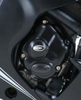 Motordeckel R&G Racing Race Series Rechts (Anlasser) Schwarz