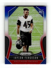 Jaylon Ferguson 2019 Panini Prizm #379 Rookie Ravens Red White and Blue RC