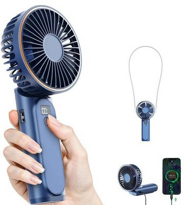 Tunise Portable Handheld Fan Portable Fan Rechargeable 4000Mah 180 Adjustable 6