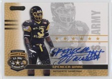 2010 Razor US Army All-American Bowl Auto Spencer Ware #BA-SW1 Auto 0rd2