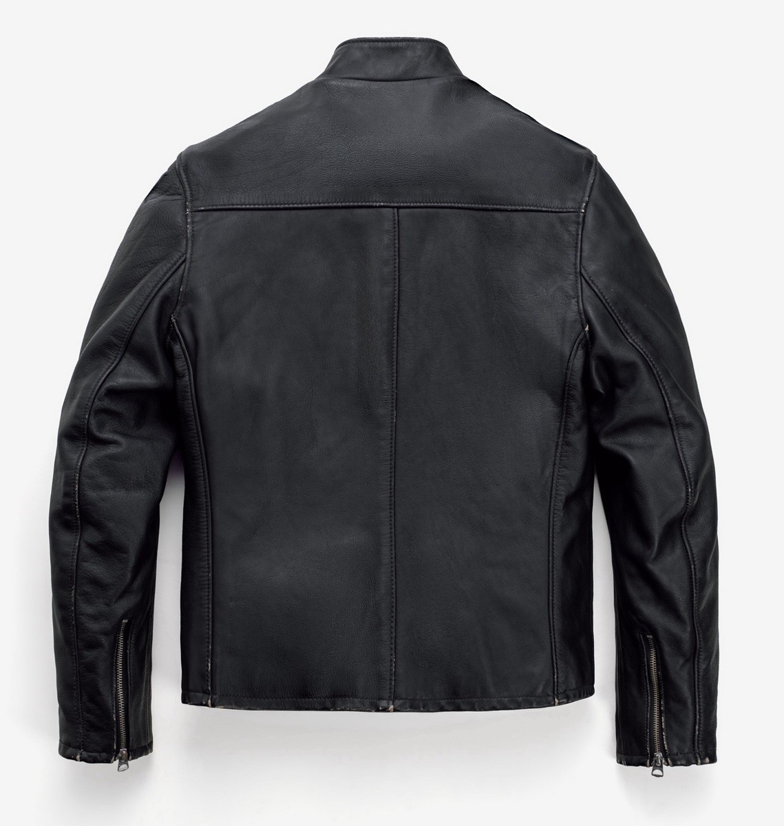 SCHOTT NYC 654VN 'Vintaged Cowhide Café Racer Leather Jacket