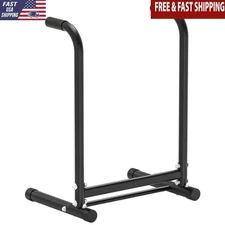 Functional Dip Station Stabilizer Parallette Push Up Stand Fitness Workout Bar