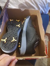 Skechers Men s Go Golf Elite Vortex Waterproof Arch Fit Black/Gray Sz 8 New