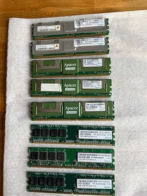 Apacer PC2-5300 1GB DDR2  667 MHz Lot of 8