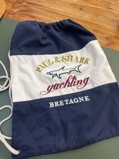 Paul & Shark Yachting Bretagne Turnbeutel mit Kordelzug, Hai-Motiv