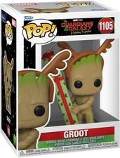 Funko POP! Guardians of the Galaxy GROOT #1105 Marvel Holiday NEW +Protector NM