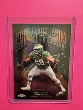 2025 Topps Chrome Jordan Mailata All Chrome Refractor Philadelphia Eagles DL