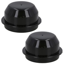 Replacement 50mm Plastic Wheel Hub Cap Trailer Bearing Dust Cover 2 Pack
