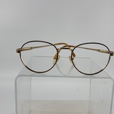 Polo Ralph Lauren Gold Metallic Lightweight Full Rim Round Eyeglass Frame - FR8