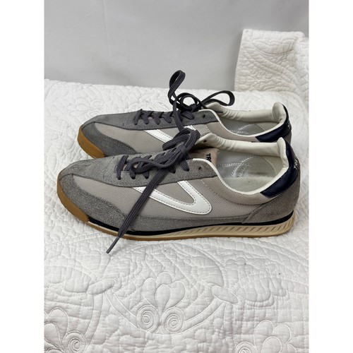 Sneaker Tretorn donna taglia 9,5 grigio/bianco stringate tempo libero passeggio corsa - Foto 7 di 11