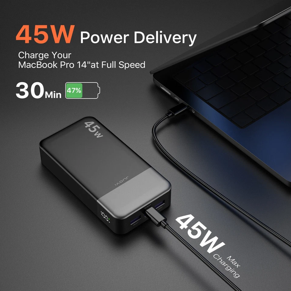 Portable Power Bank 45W 20000mAh+35W 10000mah Charging Battery Backup For Phone - Image 3 of 4