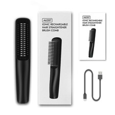 Hot Air Hair Dryer Brush Multifunction Hair Straightener Brush Styler Tools