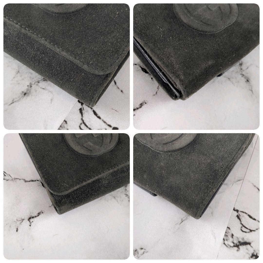 Excellent Condition Gucci Interlocking Suede Doub… - image 7