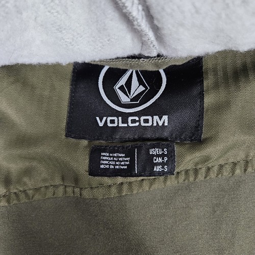 Volcom Jacket Mens Small Green Rexton Hooded Full Zip Military Skater Grunge - Picture 3 of 13