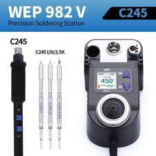 WEP 982V Precision Digital Soldering iron Station C245 ironTips soldering gun