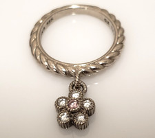 Judith Ripka Sterling Silver Diamonique Flowe...