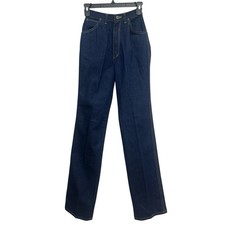 Vintage Deadstock Wrangler No Fault Women  s Straight Leg Jeans 24x34 Western USA