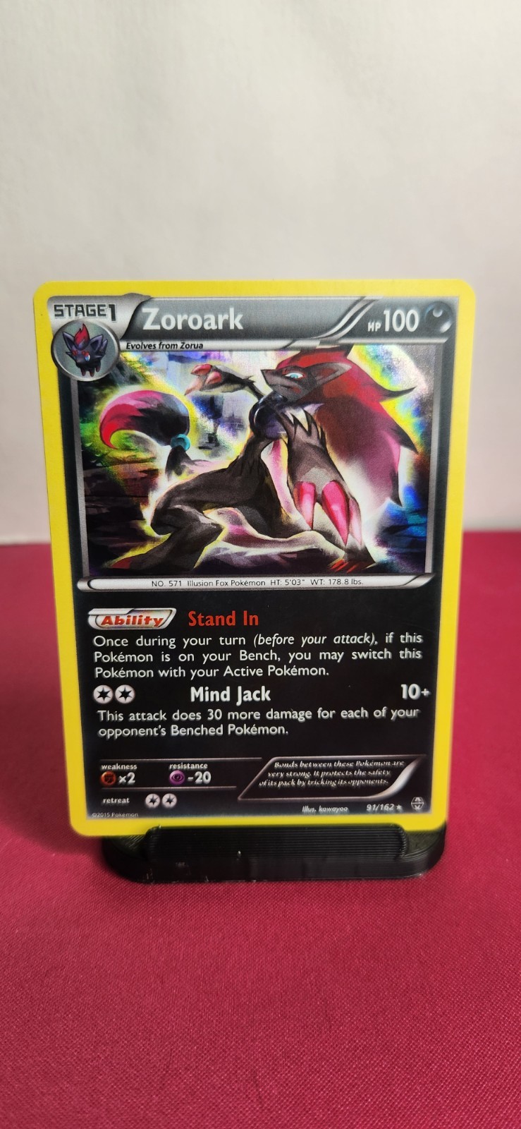 Zoroark 91/162 Breakthrough Holo LP