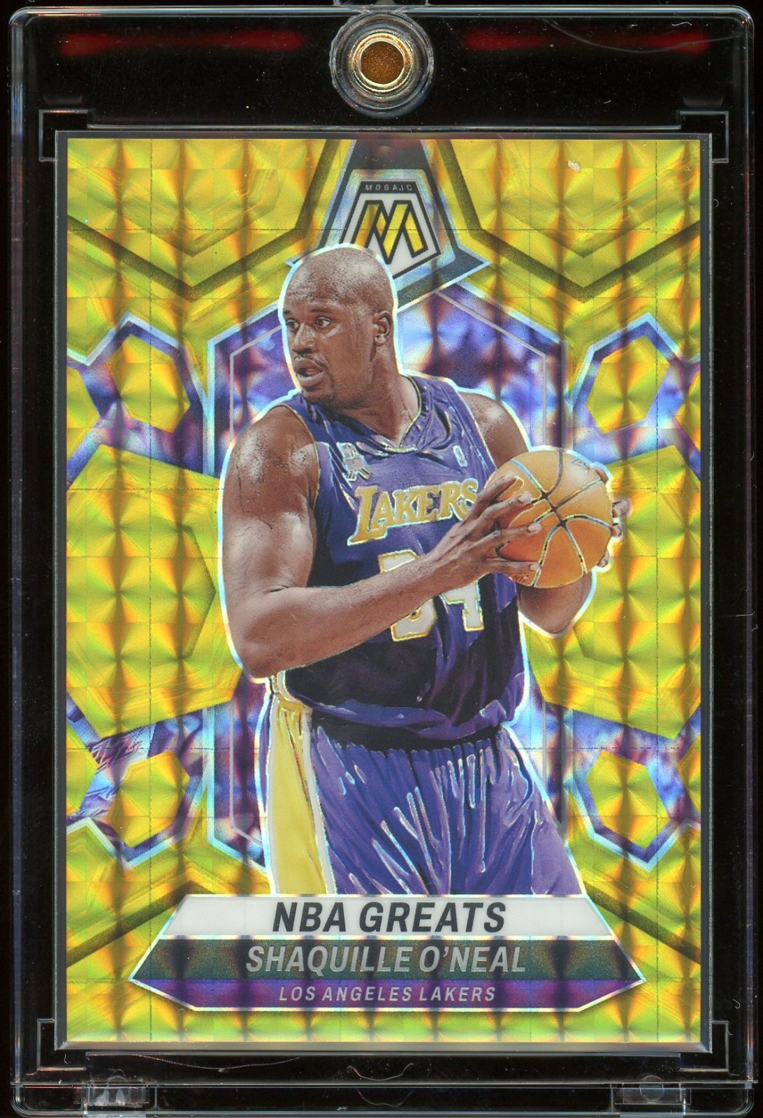 2023-24 Panini Mosaic SHAQUILLE O'NEAL #296 Gold Mosaic /10
