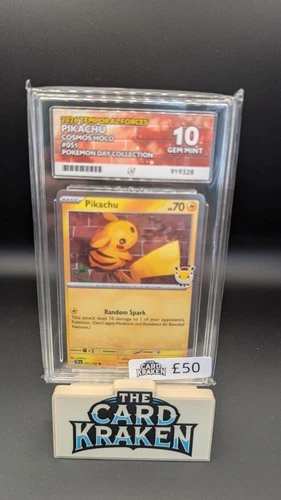 Pikachu 051/162 30th Anniversary Stamped 2026 Pokemon Day Promo ACE 10