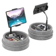 Tablet Pillow Stand for Lap, Multi-Angle iPad Stand with X-Large Regular