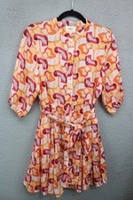 Artlove Paris 3/4 Sleeve Silky Button Up Dress-Size 36 or Small-Whimsigoth-BOHO