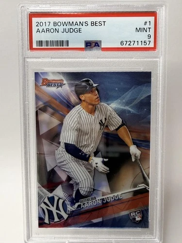Aaron Judge ROOKIE PSA 9 - 2017 Bowman's Best #1 NY Yankees