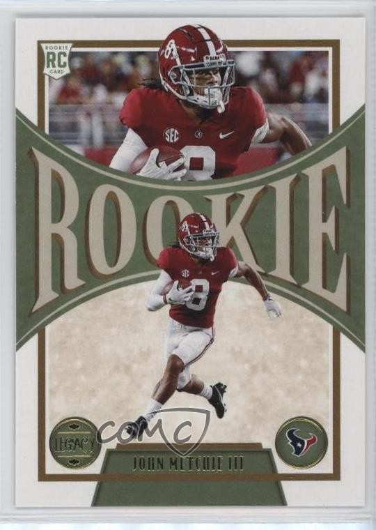 2022 Panini Legacy Rookies John Metchie III #156 Rookie RC 16w4