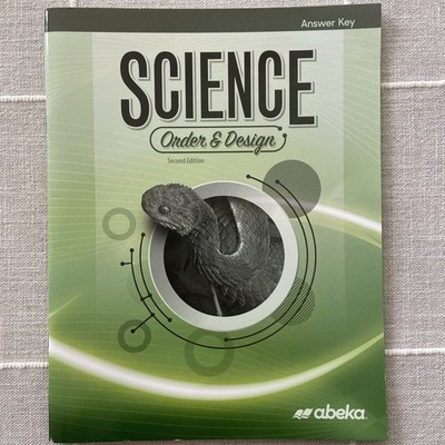 Abeka LIFE SCIENCE ORDER & DESIGN ANSWER KEY to text questions 7th Gr 7 parent