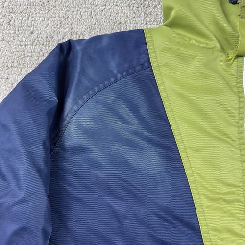 Vintage Nike Hooded Full Zip Jacket Blue Green Youth Size Large - Picture 8 of 9