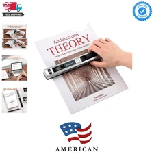 Lightweight A4 Photo Scanner - Handheld, 16G SD Card Included, Easy Transfer