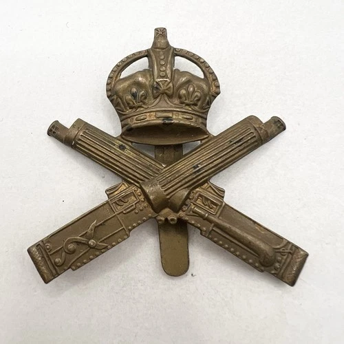 Genuine WW1 Machine Gun Corps Maxim Pattern Cap Badge