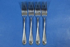 4 x Gorham Studio Glossy Stainless Dinner Forks 7 7/8”