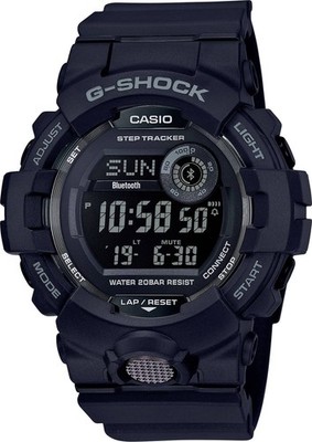 Casio Elektronik Armbanduhr GBD-800-1BER Fitnessuhr schwarz 20 ATM - Wie Neu