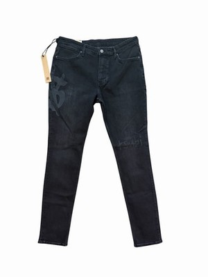 Ksubi Van Winkle Lock Up Black Skinny Jeans Mens $240 Size 36x32 (36/32)